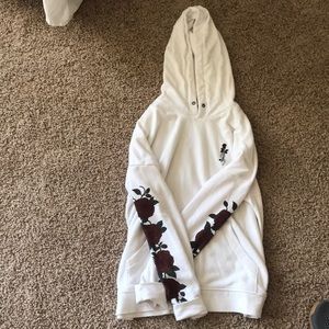 White pacsun hoodie